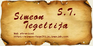 Simeon Tegeltija vizit kartica